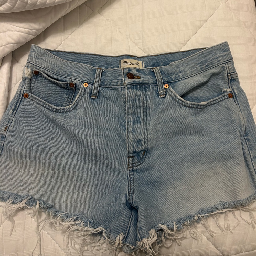 Madewell Light Blue Jean Shorts